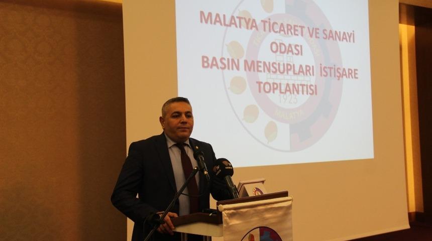 MTSO Başkanı Sadıkoğlu basın ile istişare toplantısı yaptı