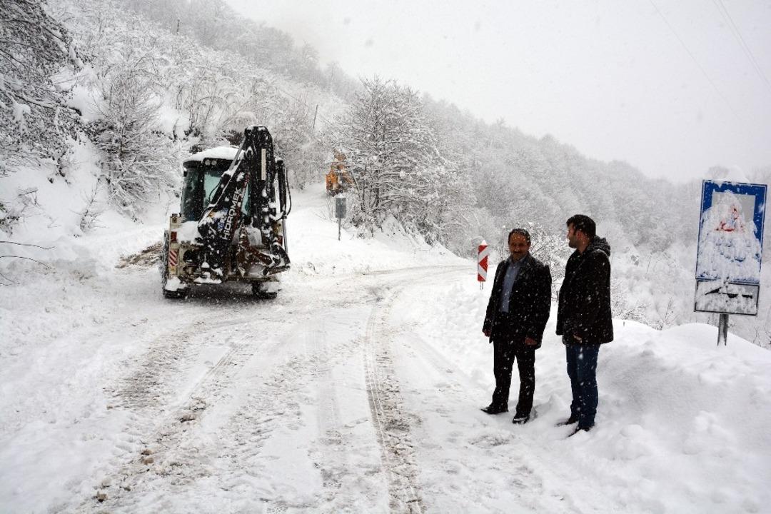 Ordu&rsquo;da yoğun kar yağışı