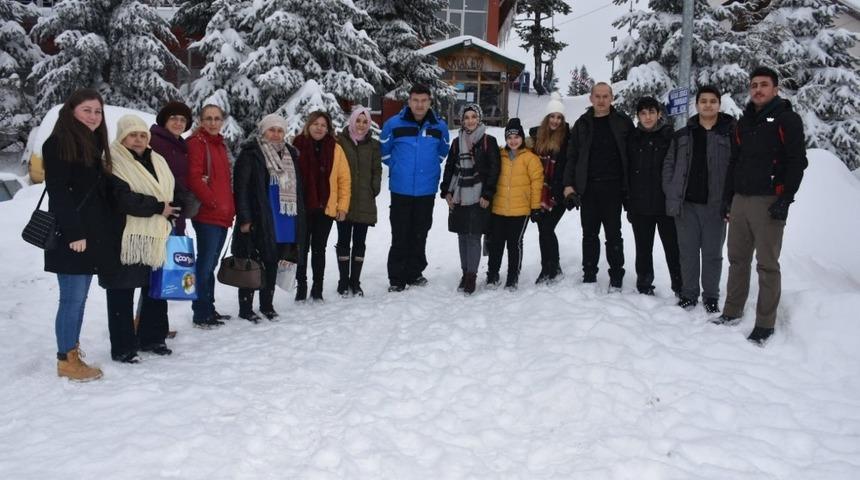 Şehit polislerin eşlerine y&ouml;nelik Ilgaz Dağı gezisi d&uuml;zenlendi