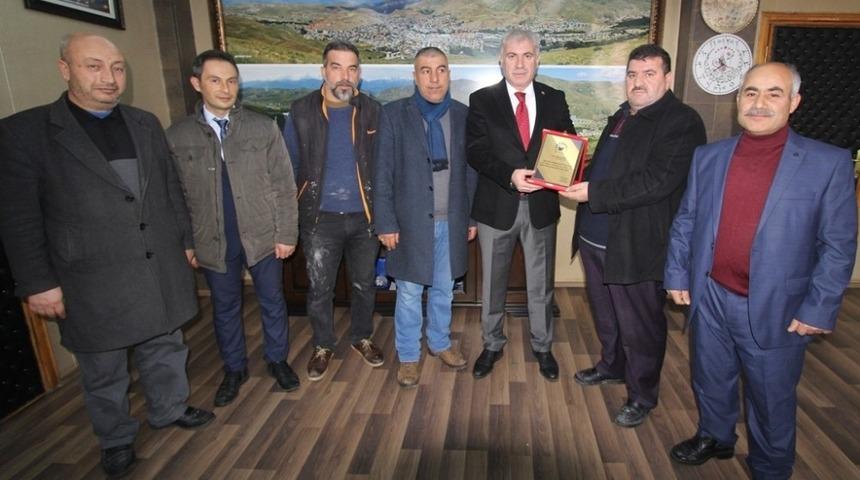 Başkan Memiş&rsquo;e teşekk&uuml;r ziyareti