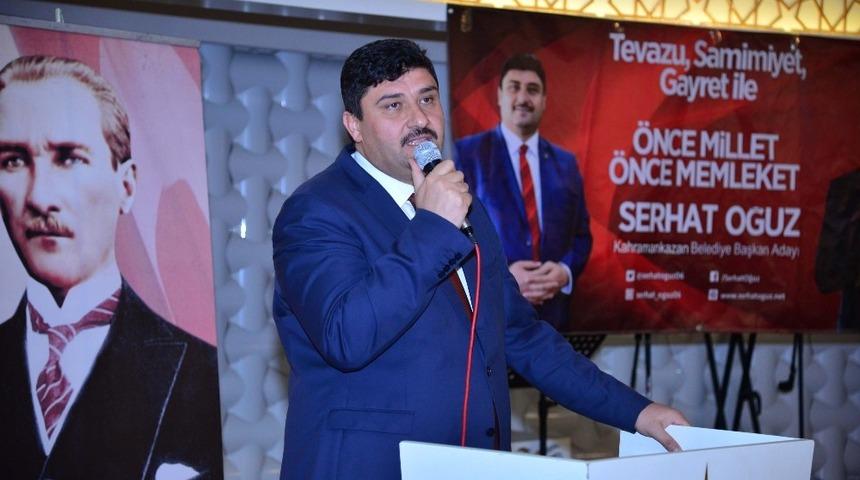 Başkan adayı Oğuz ve Başkan Ert&uuml;rk vatandaşlarla buluştu