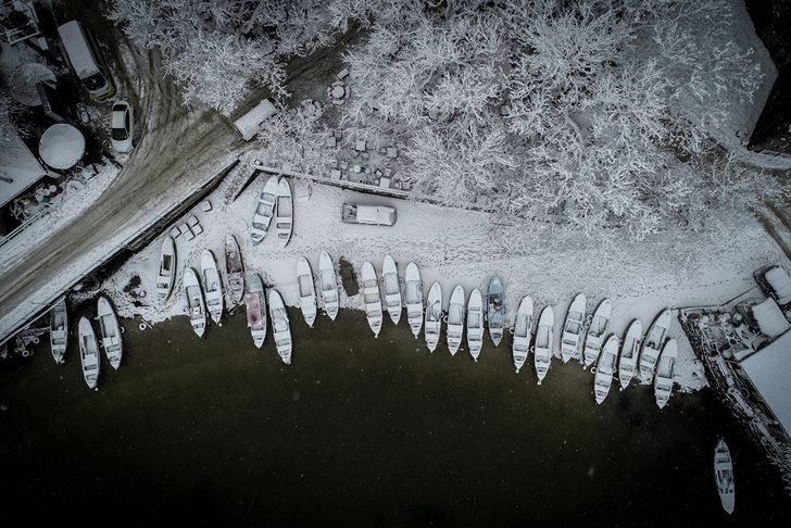 Türkiye’deki "Küçük Venedik" beyaz örtüsüyle ayrı güzel G3