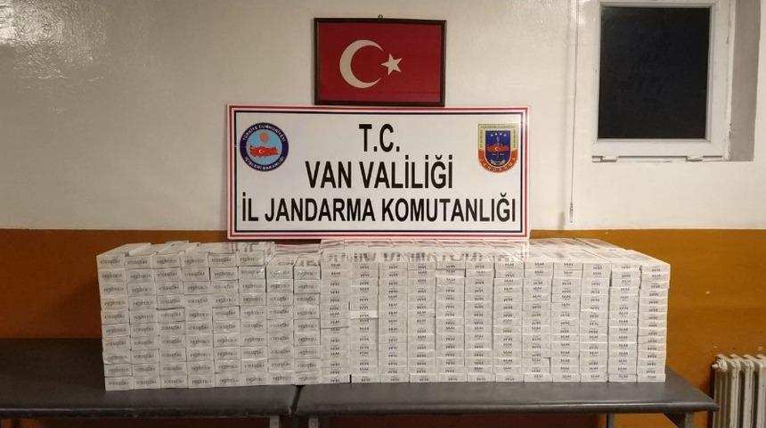Van&rsquo;da 5 bin 100 paket ka&ccedil;ak sigara ele ge&ccedil;irildi
