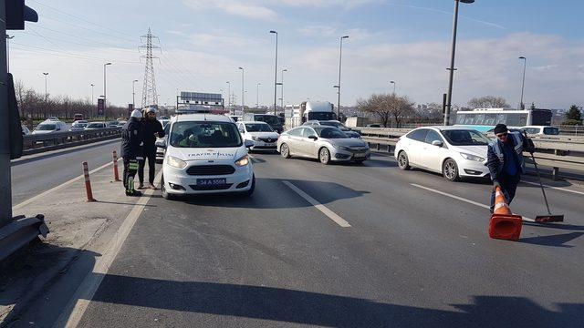 Kazayı önüne çıkan martıya çarpmamak için yapmış