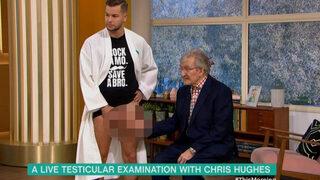 Canlı yayında testis kontrolü yaptıran TV yıldızından kötü haber!