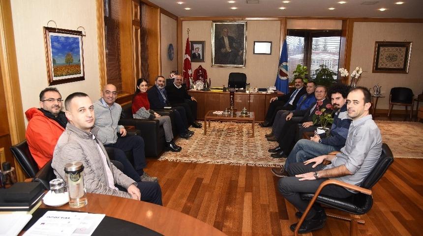 beIN Media Group&rsquo;tan Rekt&ouml;r Prof. Dr. &Ccedil;omaklı&rsquo;y ziyaret