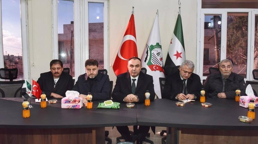 Vali Soyt&uuml;rk Suriye&rsquo;de tarımsal faaliyetleri toplantısına katıldı