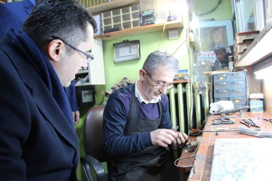 Vali Memiş, Oltu&rsquo;yu ziyaret etti