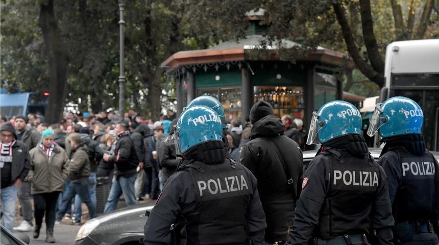 Lazio'nun 119. yıl dönümündeki kutlamalarda olaylar çıktı