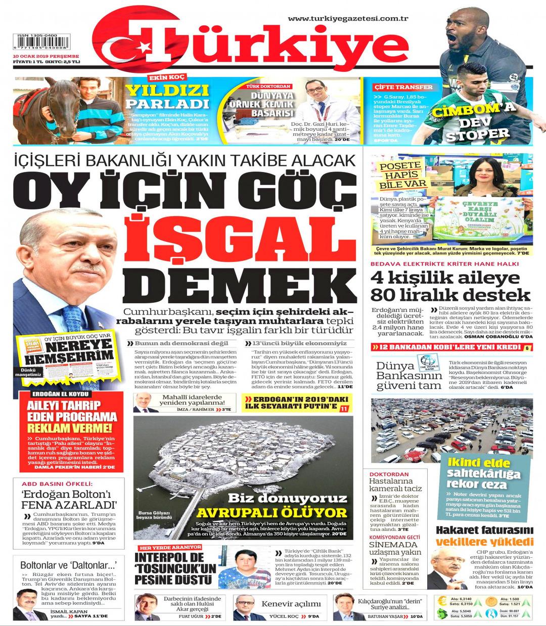 Türkiye Gazetesi gazetesi 