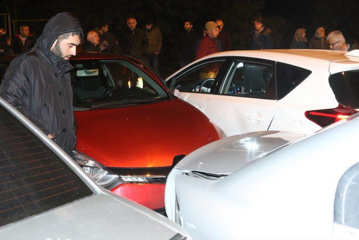 Samsun'da 14 araç birbirine girdi! G5