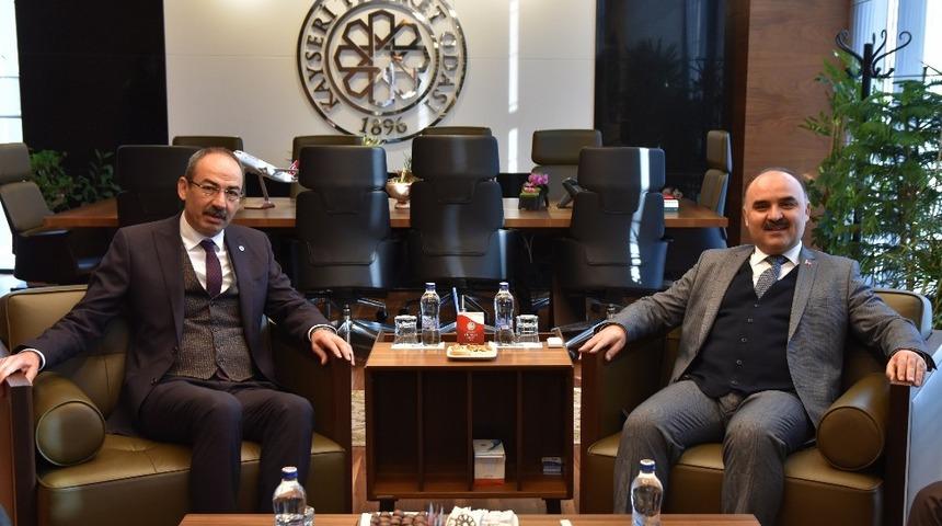 Vali G&uuml;naydın KTO Başkanı G&uuml;lsoy&rsquo;u ziyaret etti