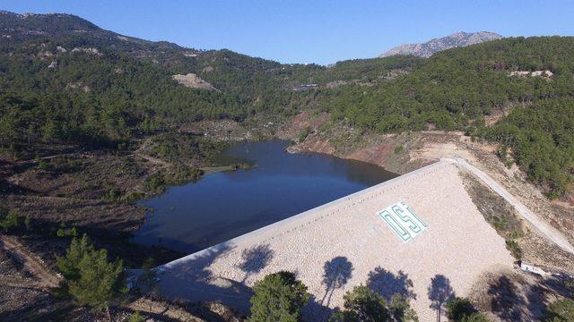 Adrasan Sulama Göleti su tutmaya başladı