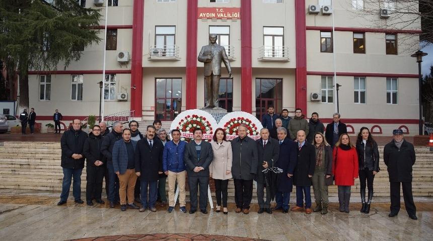Aydın&rsquo;da 10 Ocak &Ccedil;alışan Gazeteciler G&uuml;n&uuml; kutlandı