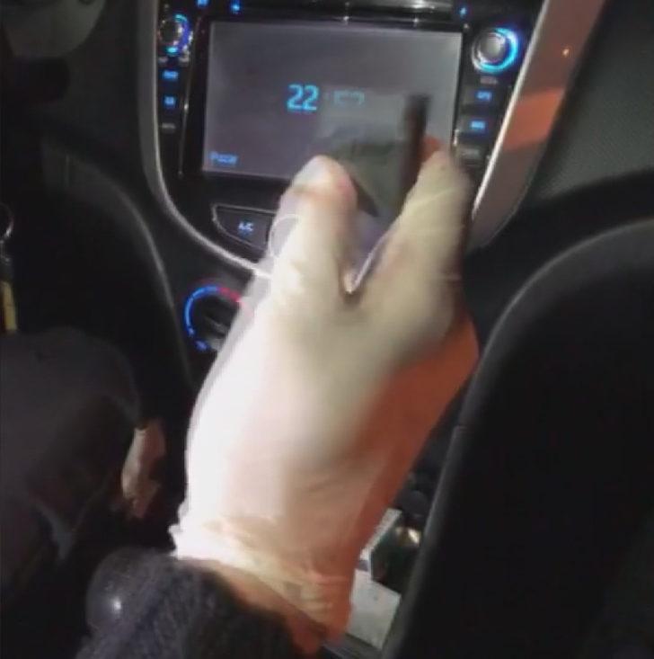 Taksideki düzenek polisleri bile şaşırttı! G5