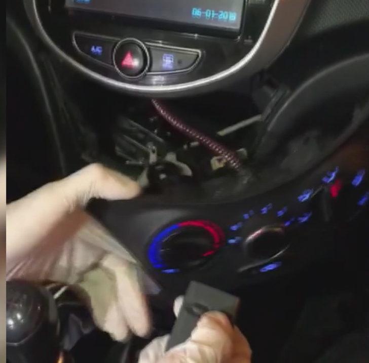 Taksideki düzenek polisleri bile şaşırttı! G4