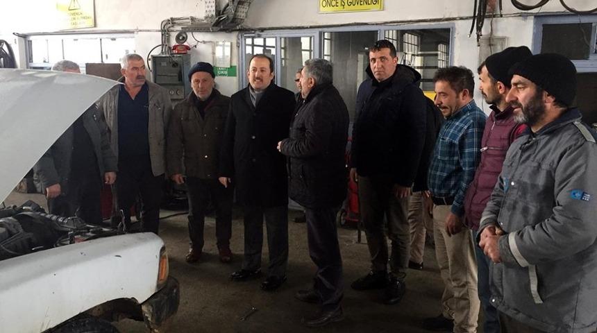 Vali Pehlivan, İl &Ouml;zel İdaresi saha personeli ve vatandaşlarla biraraya geldi