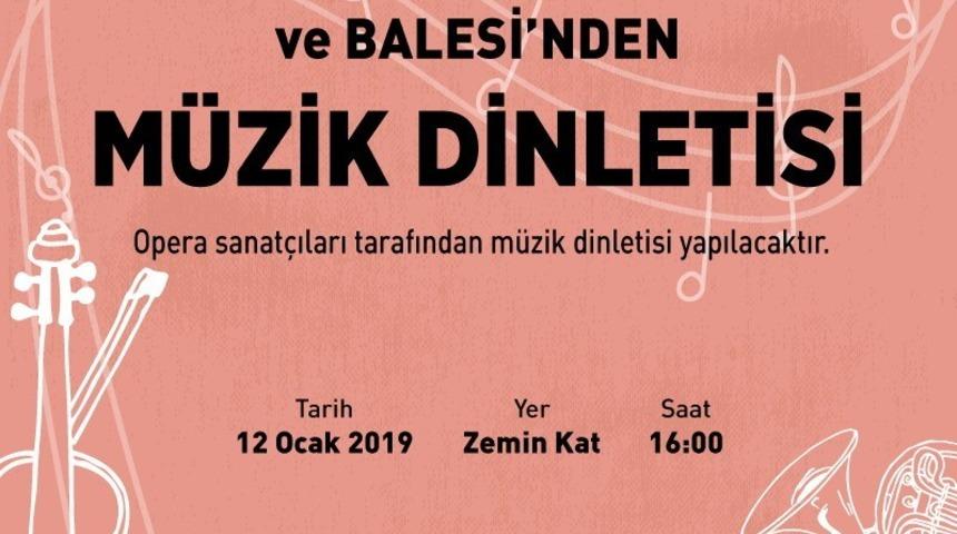 Opera eşliğinde alışveriş