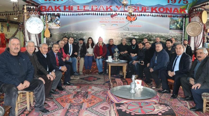 Başkan Berge, gazetecilerle bir araya geldi