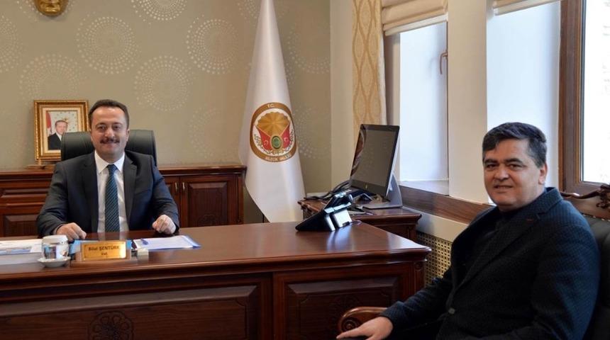 Vali Şent&uuml;rk ziyaretleri kabul etti