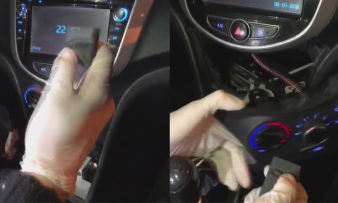 Taksideki d&uuml;zenek polisleri bile şaşırttı!