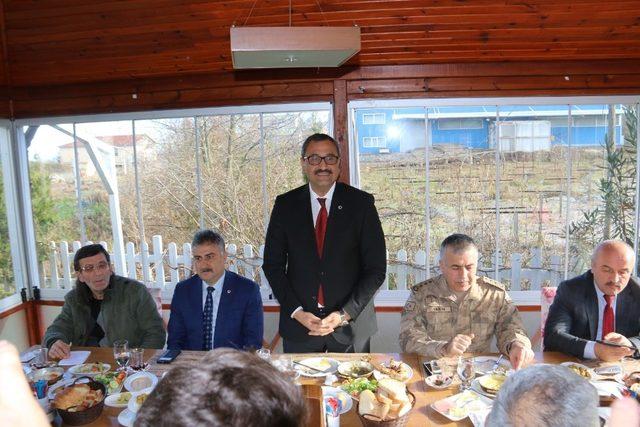 Vali Sarıfakıoğulları Giresun basını ile buluştu