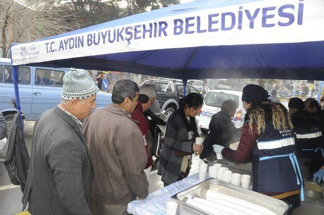 Büyükşehir vatandaşın içini ısıttı