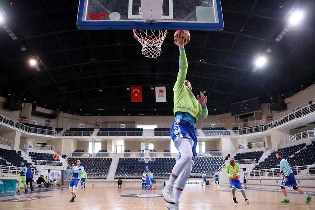 Denizli Basket Samsun Anakent maçı hazırlıklarını sürdürüyor