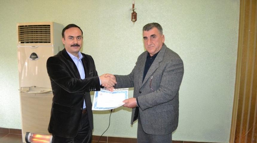 Kaymakam Taşdan gazetecilerle bir araya geldi