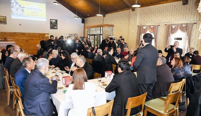 Fadıloğlu, basın mensuplarını ağırladı