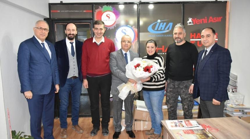 Başkan Kayda, Salihli basınını unutmadı