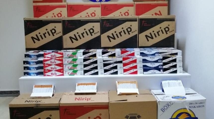 Elazığ’da 196 bin adet kaçak makaron ele geçirildi