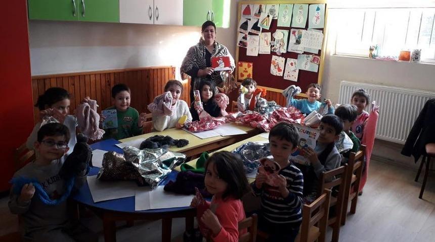 Sadullah Kuşada Anasınıfı minikleri iki projeyle g&ouml;n&uuml;l aldı