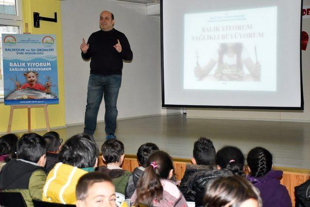 Aydın’da öğrencilere balık tüketmenin faydaları anlatıldı