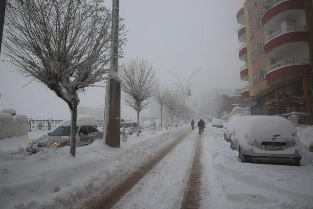 Şırnak’ta kar temizleme çalışmaları devam ediyor