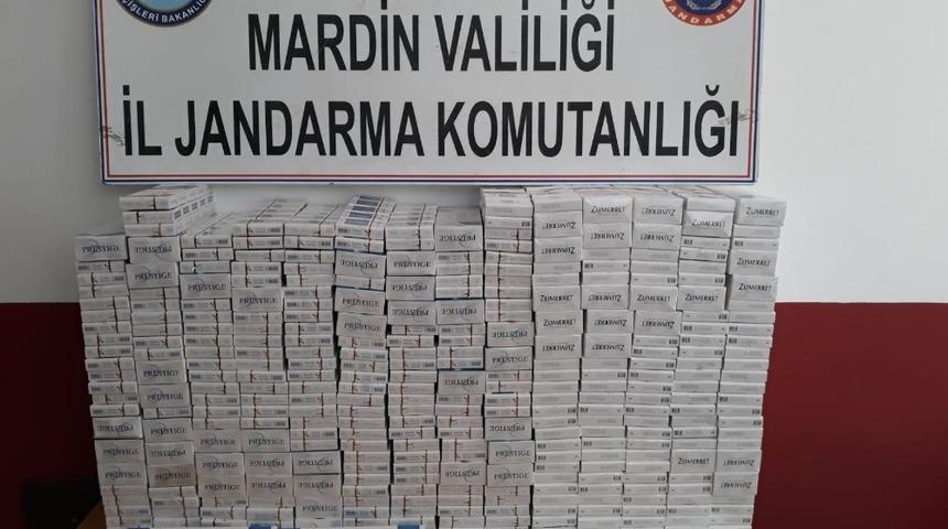 Mardin&rsquo;de 2 bin 120 paket ka&ccedil;ak sigara ele ge&ccedil;irildi