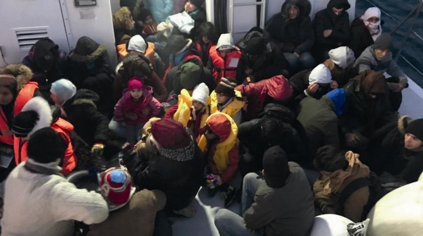 G&uuml;zel&ccedil;amlı&rsquo;da 53 ka&ccedil;ak g&ouml;&ccedil;men yakalandı