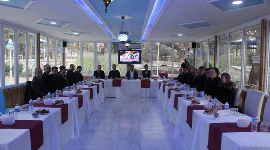 Daire amirleri kahvaltıda buluştu