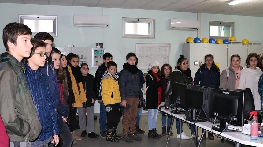 &Ccedil;ocuklar SASKİ tesisini gezdi