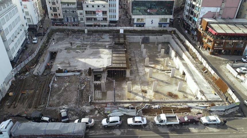 Fatsa Cumhuriyet Meydanı&rsquo;nda &ccedil;alışmalar hızlandı