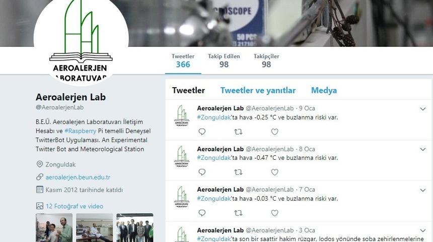 Zonguldak&rsquo;ın hava durumu &lsquo;Aeroalerjen Laboratuvarı Meteorolji İstasyonu&rsquo; ile &ouml;l&ccedil;&uuml;l&uuml;yor