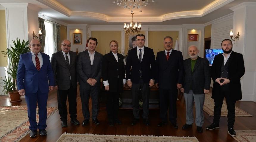 Vali Memiş, Mobbing ile M&uuml;cadele Derneği y&ouml;netimini ağırladı