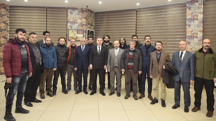 Vali Elban basın mensupları ile bir araya geldi
