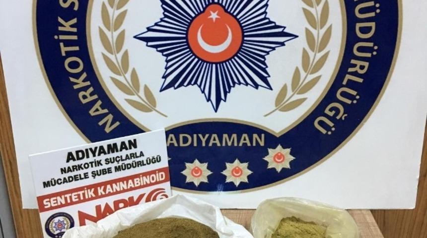 Adıyaman&rsquo;da sentetik uyuşturucu ele ge&ccedil;irildi