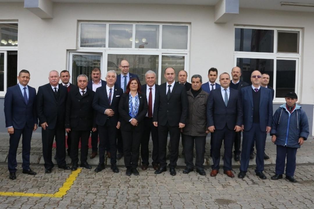 Başkan &Ccedil;er&ccedil;ioğlu ve Denizli Milletvekili Sancar sivil toplum ve meslek &ouml;rg&uuml;tlerini ziyaret etti