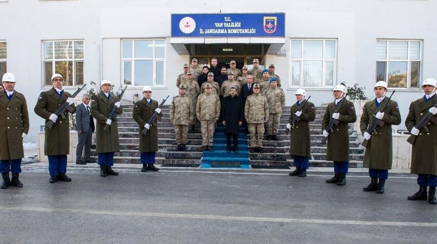Vali Bilmez&rsquo;den İl Jandarma Komutanlığına ziyaret