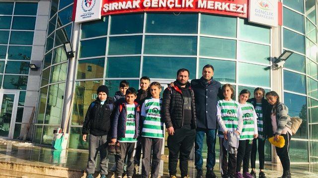 Beytüşşebaplı genç yetenekler Şırnak birincisi oldu
