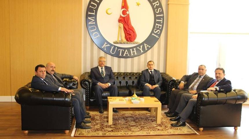 Dumlupınar protokol&uuml;, Rekt&ouml;r Remzi G&ouml;ren&rsquo;i ziyaret etti