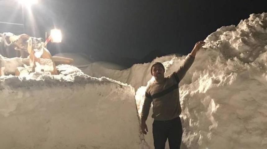 Durankaya&rsquo;da karla m&uuml;cadele &ccedil;alışması