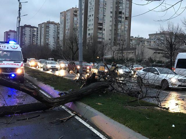 Ataköy'de feci kaza: cadde savaş alanına döndü 